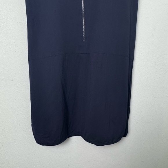 Theory Talma Malaya‎ Shift Dress with Front Pockets Navy Dark Blue Size 4 - Picture 6 of 11